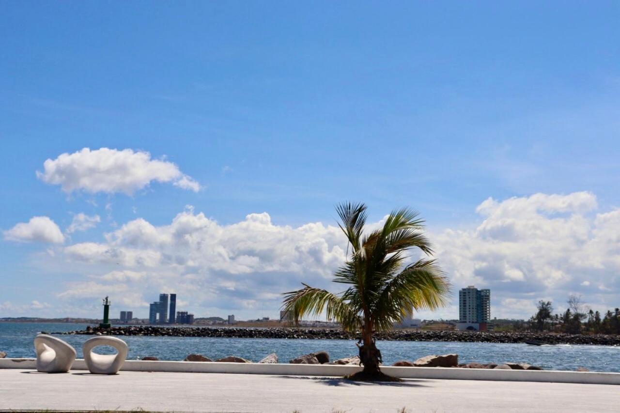Loft Frente A La Playa!!!! Appartement Boca del Río Buitenkant foto