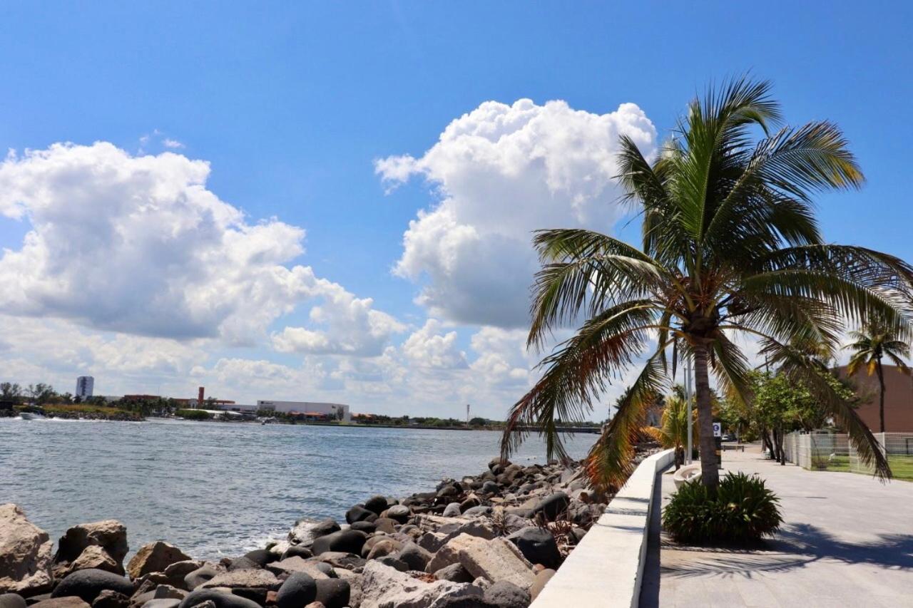 Loft Frente A La Playa!!!! Appartement Boca del Río Buitenkant foto