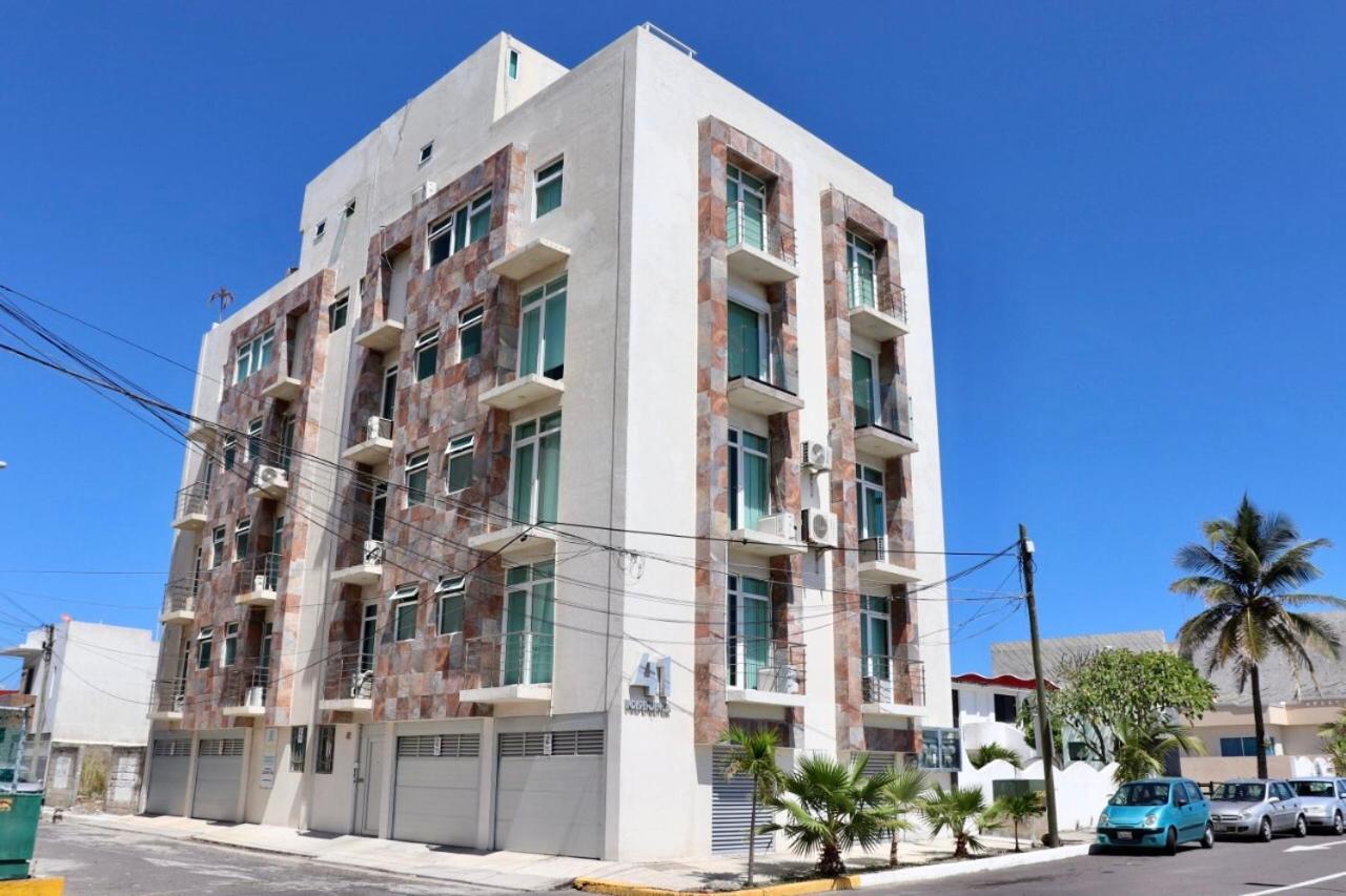 Loft Frente A La Playa!!!! Appartement Boca del Río Buitenkant foto